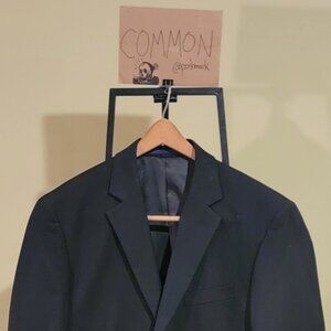 Sports Coat Blazer Jacket w/ Pants Black Mens